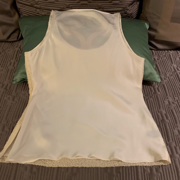 SOLD. Ralph Lauren Blouse size 10 sparkle cream๐๐บ๐ - Picture 7 of 8